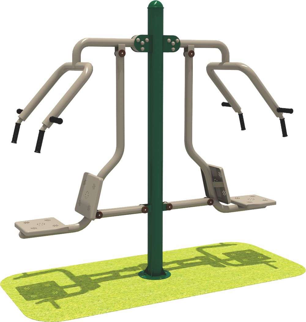 SUNBET·申博(中国区)运动健身器材 限位双人坐